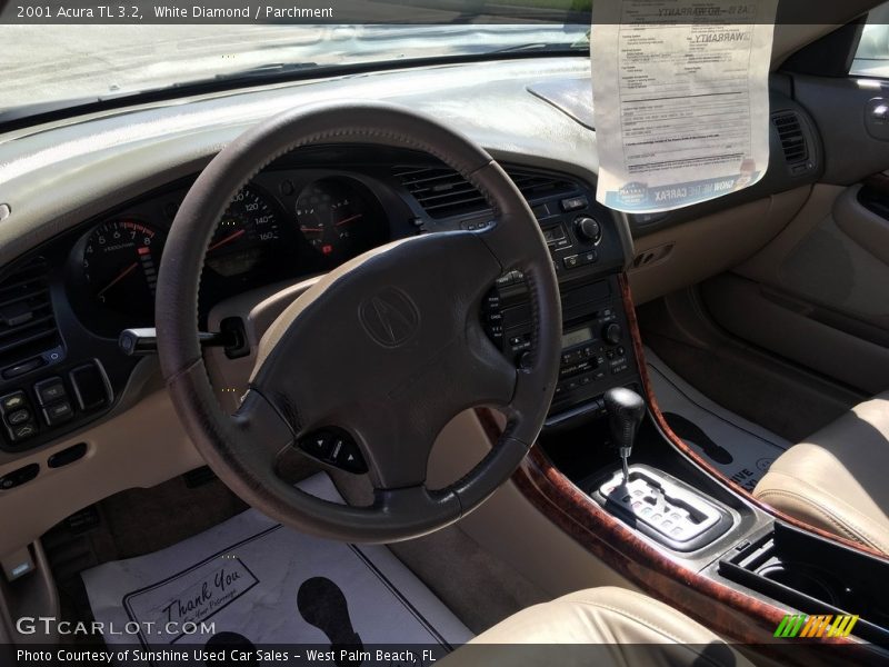 White Diamond / Parchment 2001 Acura TL 3.2