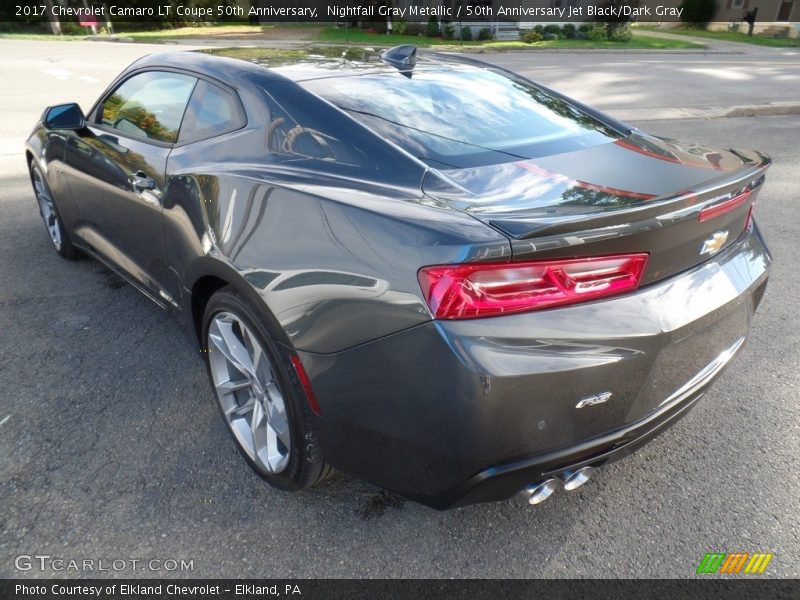 Nightfall Gray Metallic / 50th Anniversary Jet Black/Dark Gray 2017 Chevrolet Camaro LT Coupe 50th Anniversary