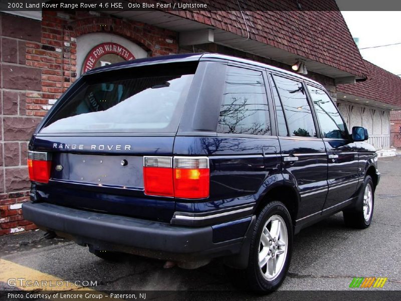 Oslo Blue Pearl / Lightstone 2002 Land Rover Range Rover 4.6 HSE