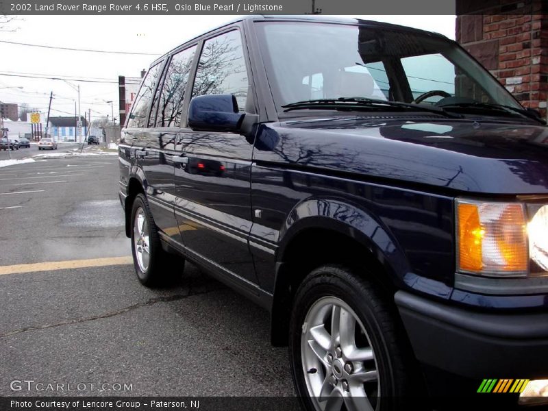 Oslo Blue Pearl / Lightstone 2002 Land Rover Range Rover 4.6 HSE
