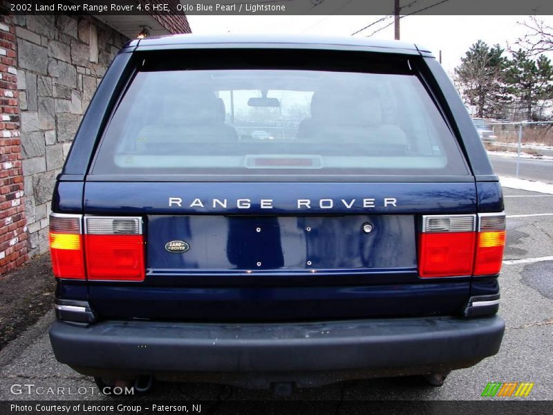 Oslo Blue Pearl / Lightstone 2002 Land Rover Range Rover 4.6 HSE
