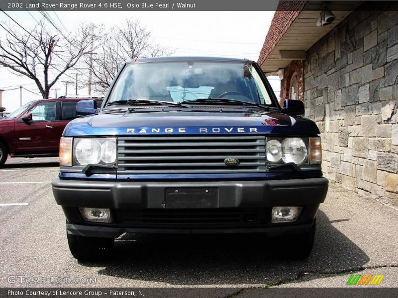 Oslo Blue Pearl / Walnut 2002 Land Rover Range Rover 4.6 HSE