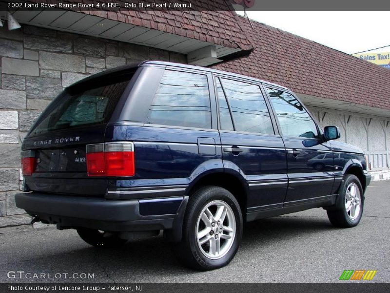 Oslo Blue Pearl / Walnut 2002 Land Rover Range Rover 4.6 HSE