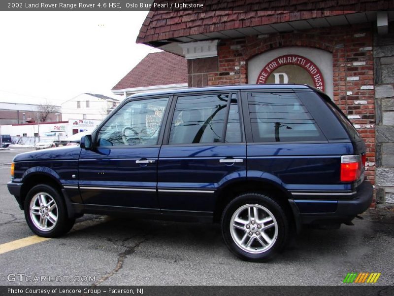 Oslo Blue Pearl / Lightstone 2002 Land Rover Range Rover 4.6 HSE