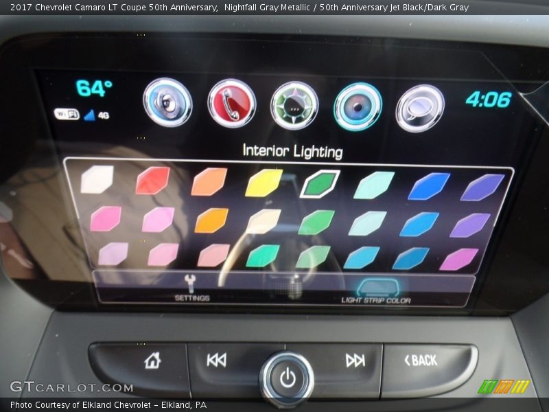 Nightfall Gray Metallic / 50th Anniversary Jet Black/Dark Gray 2017 Chevrolet Camaro LT Coupe 50th Anniversary