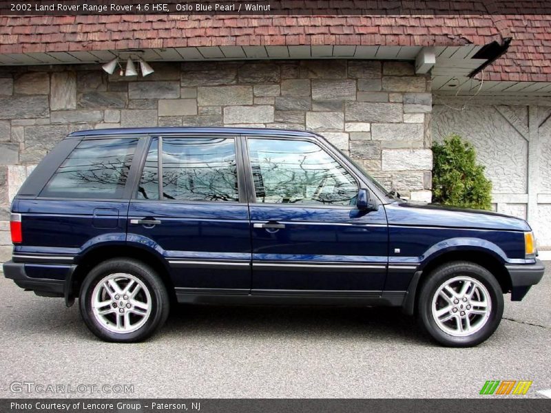 Oslo Blue Pearl / Walnut 2002 Land Rover Range Rover 4.6 HSE