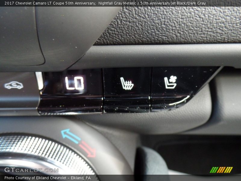 Nightfall Gray Metallic / 50th Anniversary Jet Black/Dark Gray 2017 Chevrolet Camaro LT Coupe 50th Anniversary