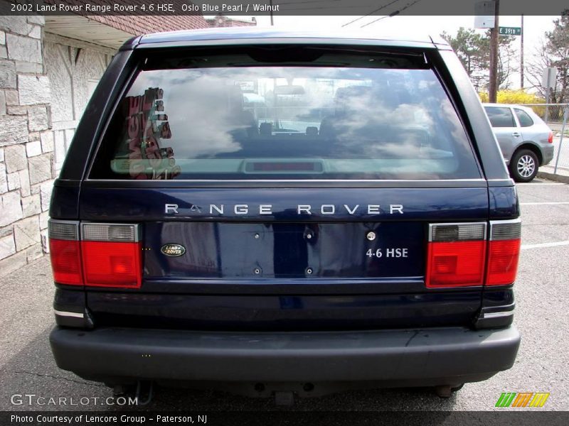 Oslo Blue Pearl / Walnut 2002 Land Rover Range Rover 4.6 HSE
