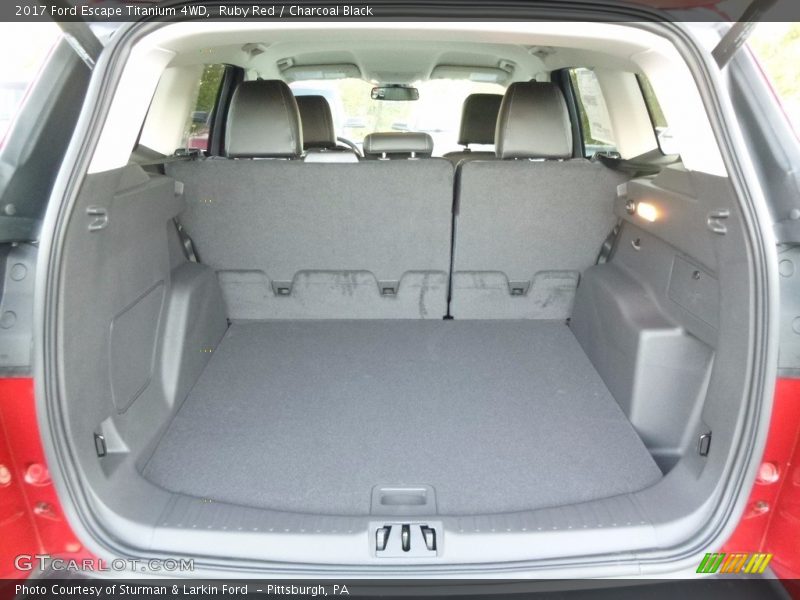 Ruby Red / Charcoal Black 2017 Ford Escape Titanium 4WD