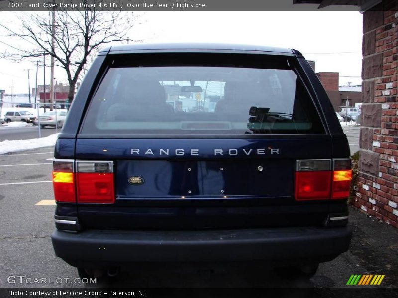 Oslo Blue Pearl / Lightstone 2002 Land Rover Range Rover 4.6 HSE