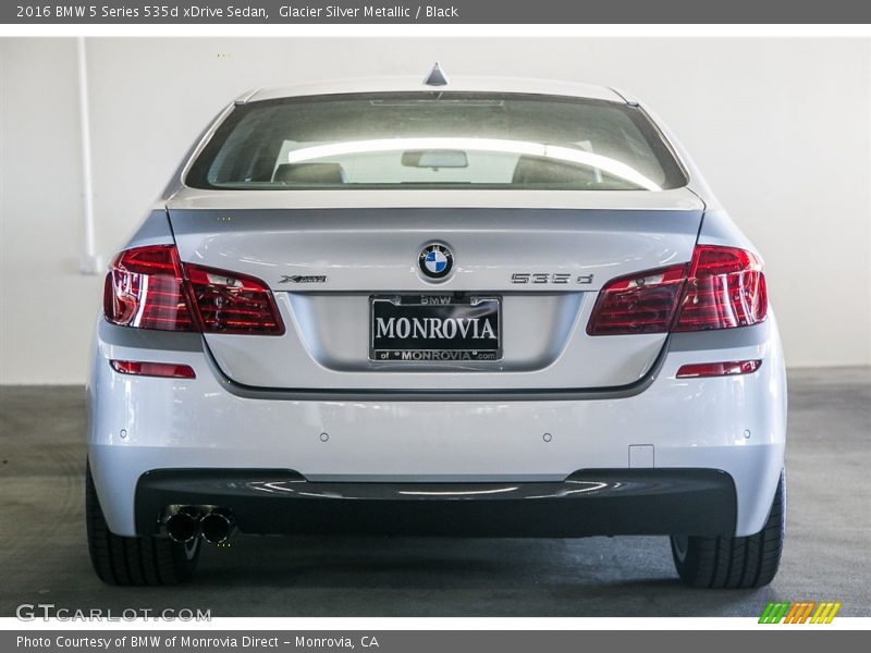 Glacier Silver Metallic / Black 2016 BMW 5 Series 535d xDrive Sedan