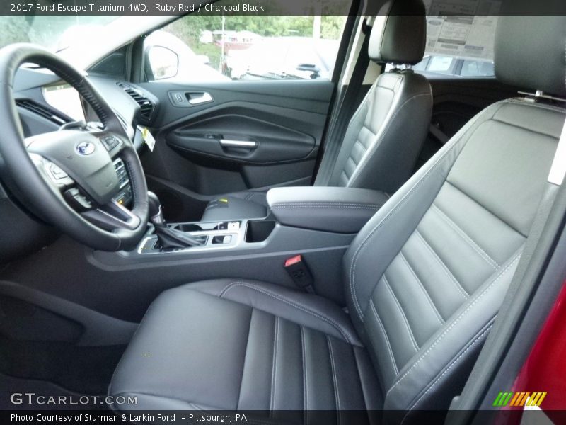 Ruby Red / Charcoal Black 2017 Ford Escape Titanium 4WD