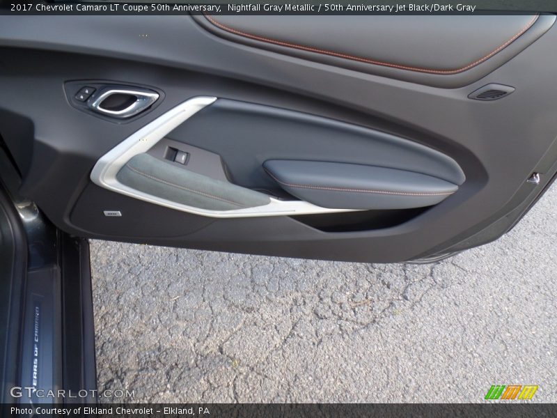 Nightfall Gray Metallic / 50th Anniversary Jet Black/Dark Gray 2017 Chevrolet Camaro LT Coupe 50th Anniversary