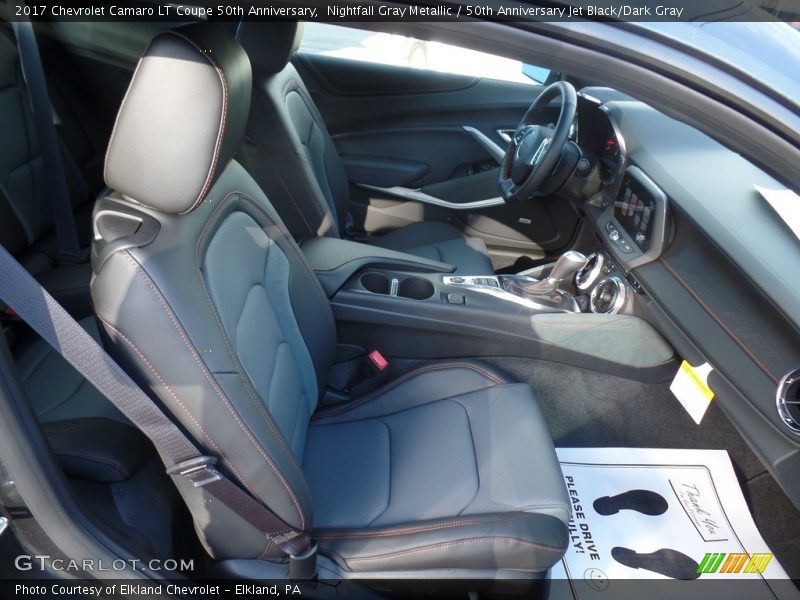 Nightfall Gray Metallic / 50th Anniversary Jet Black/Dark Gray 2017 Chevrolet Camaro LT Coupe 50th Anniversary