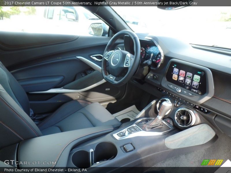 Nightfall Gray Metallic / 50th Anniversary Jet Black/Dark Gray 2017 Chevrolet Camaro LT Coupe 50th Anniversary