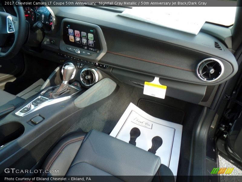 Nightfall Gray Metallic / 50th Anniversary Jet Black/Dark Gray 2017 Chevrolet Camaro LT Coupe 50th Anniversary