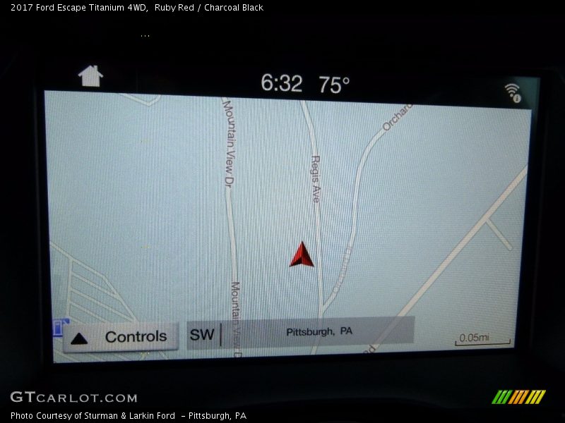 Ruby Red / Charcoal Black 2017 Ford Escape Titanium 4WD