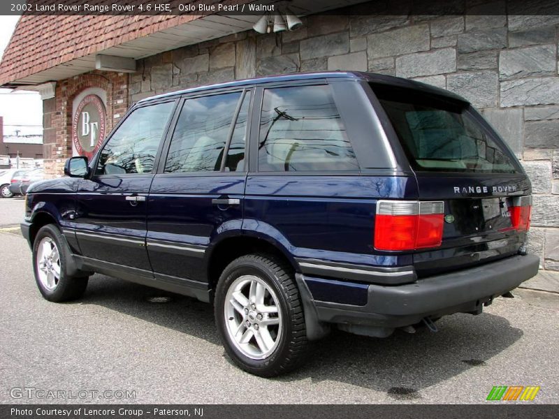 Oslo Blue Pearl / Walnut 2002 Land Rover Range Rover 4.6 HSE