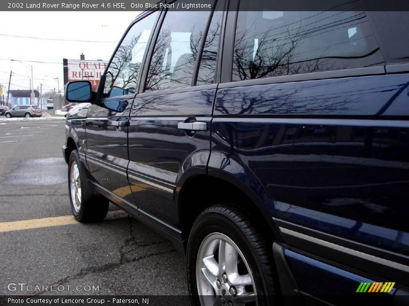 Oslo Blue Pearl / Lightstone 2002 Land Rover Range Rover 4.6 HSE