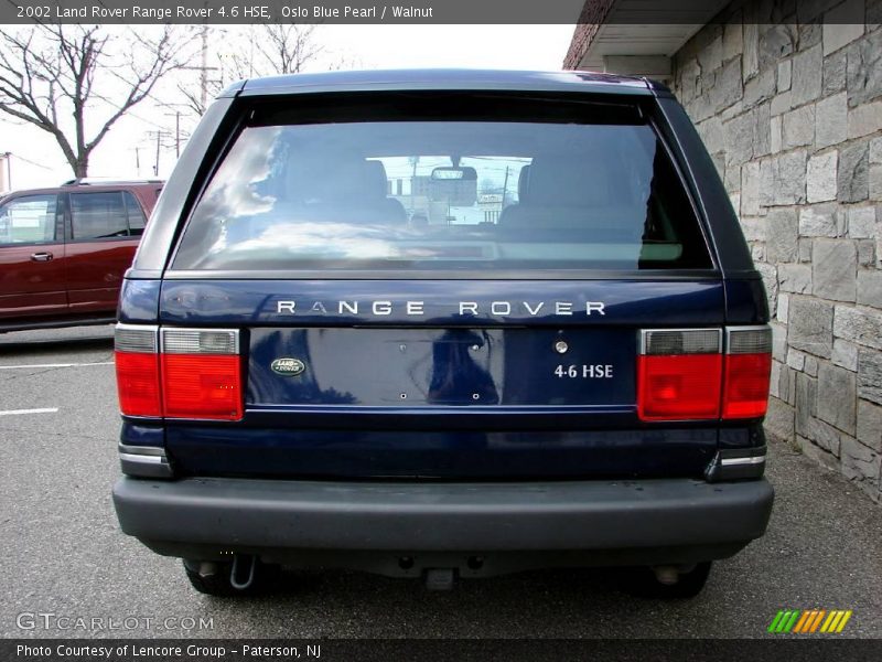 Oslo Blue Pearl / Walnut 2002 Land Rover Range Rover 4.6 HSE