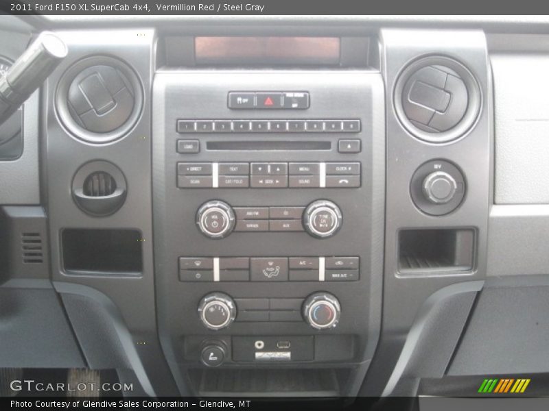 Vermillion Red / Steel Gray 2011 Ford F150 XL SuperCab 4x4
