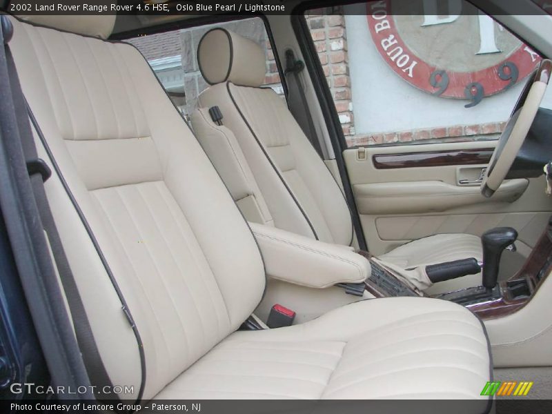 Oslo Blue Pearl / Lightstone 2002 Land Rover Range Rover 4.6 HSE