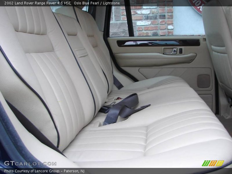 Oslo Blue Pearl / Lightstone 2002 Land Rover Range Rover 4.6 HSE