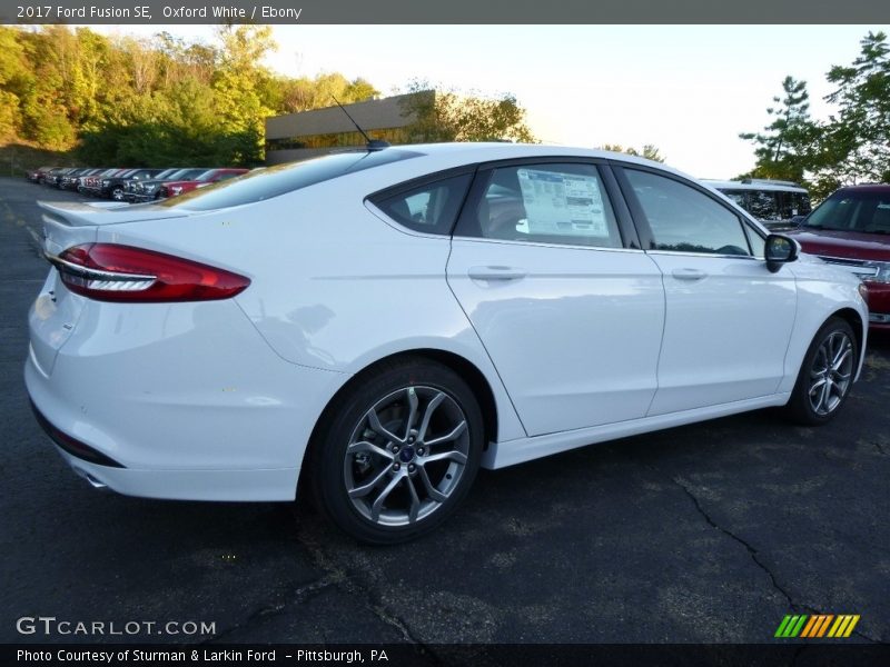 Oxford White / Ebony 2017 Ford Fusion SE