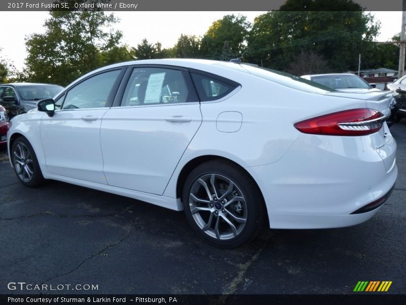 Oxford White / Ebony 2017 Ford Fusion SE