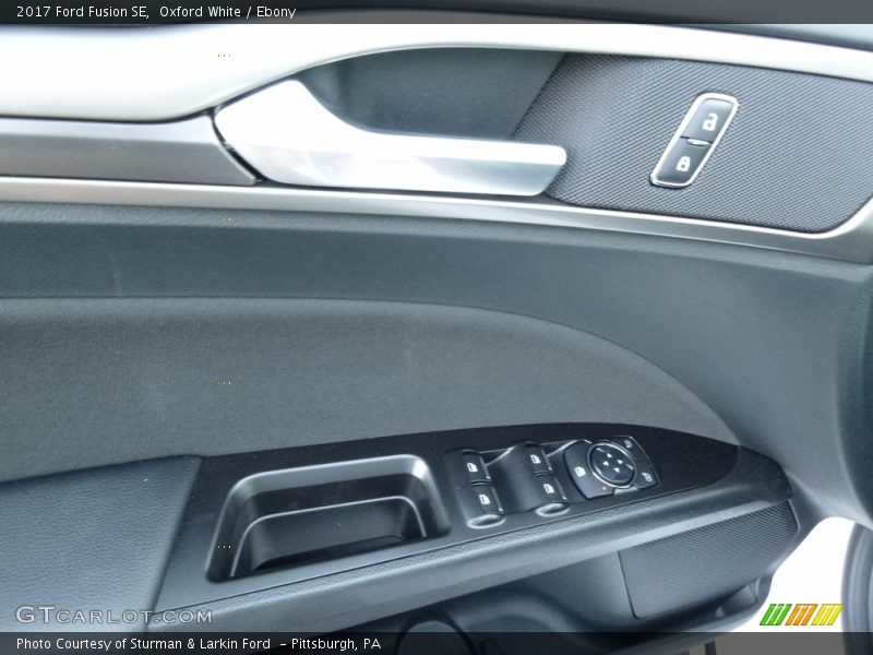Oxford White / Ebony 2017 Ford Fusion SE