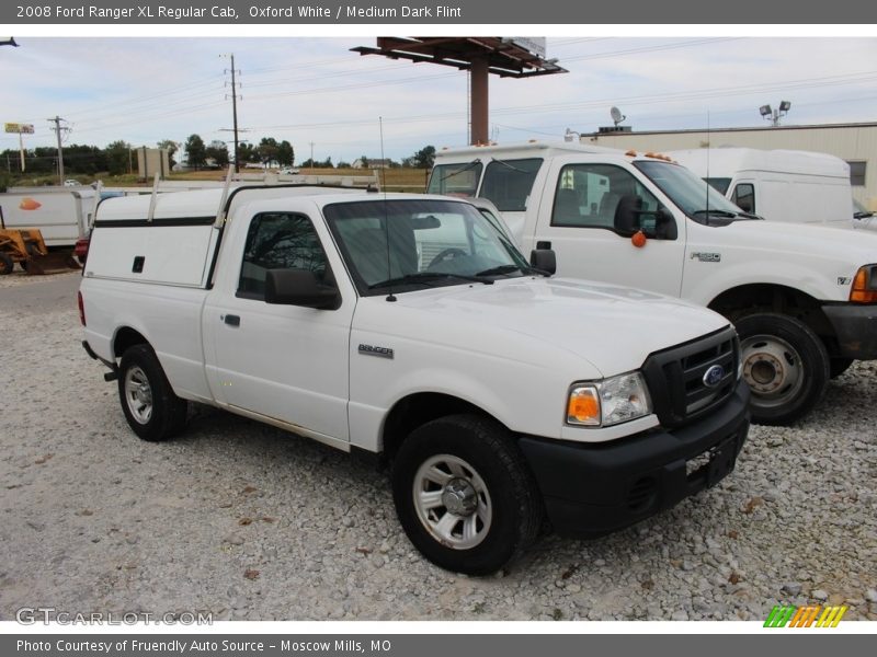 Oxford White / Medium Dark Flint 2008 Ford Ranger XL Regular Cab
