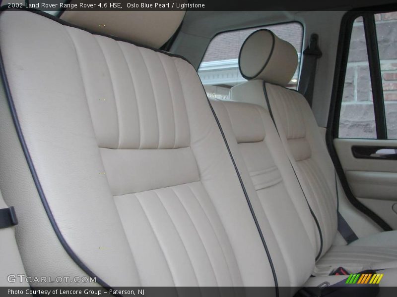 Oslo Blue Pearl / Lightstone 2002 Land Rover Range Rover 4.6 HSE