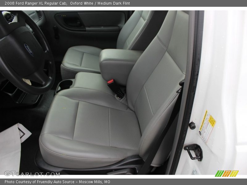 Oxford White / Medium Dark Flint 2008 Ford Ranger XL Regular Cab
