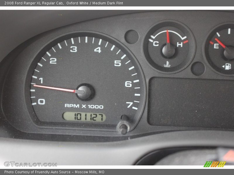 Oxford White / Medium Dark Flint 2008 Ford Ranger XL Regular Cab