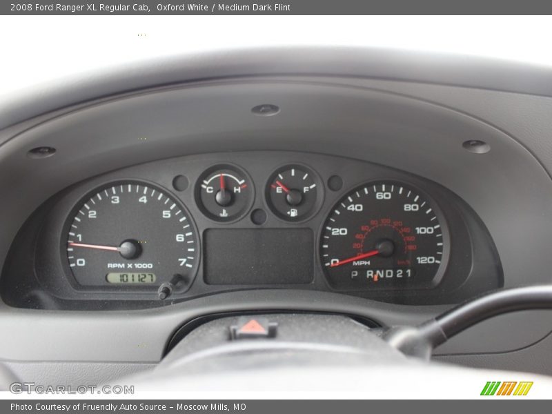Oxford White / Medium Dark Flint 2008 Ford Ranger XL Regular Cab