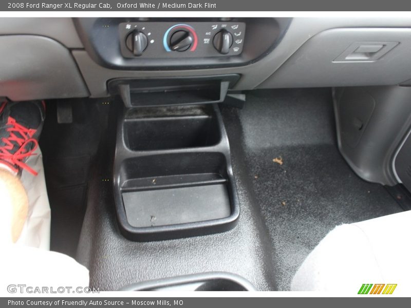 Oxford White / Medium Dark Flint 2008 Ford Ranger XL Regular Cab