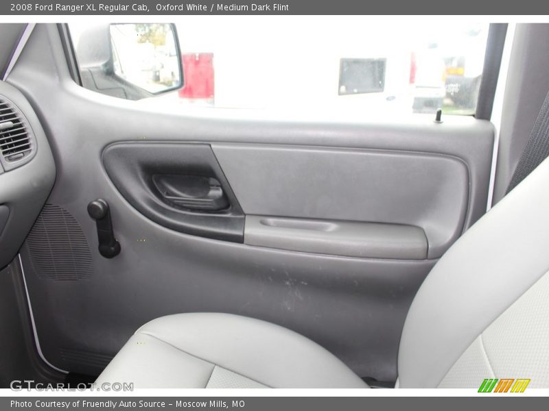 Oxford White / Medium Dark Flint 2008 Ford Ranger XL Regular Cab
