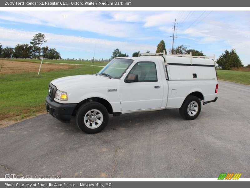 Oxford White / Medium Dark Flint 2008 Ford Ranger XL Regular Cab