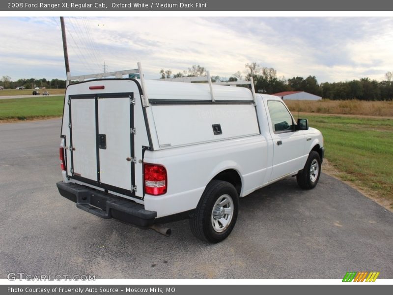 Oxford White / Medium Dark Flint 2008 Ford Ranger XL Regular Cab