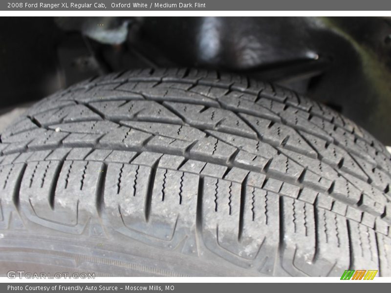 Oxford White / Medium Dark Flint 2008 Ford Ranger XL Regular Cab