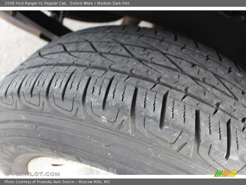 Oxford White / Medium Dark Flint 2008 Ford Ranger XL Regular Cab