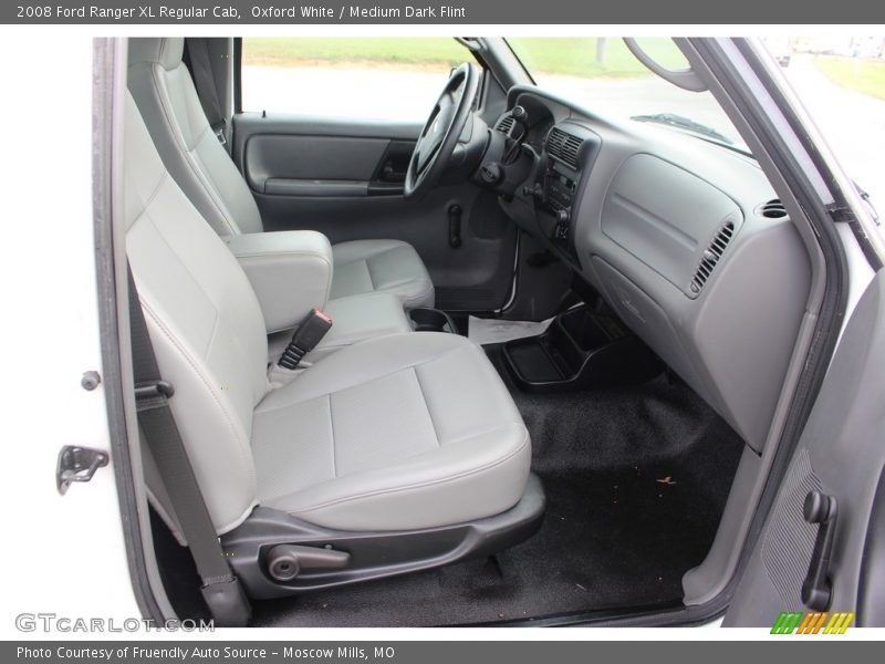 Oxford White / Medium Dark Flint 2008 Ford Ranger XL Regular Cab