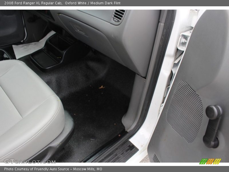 Oxford White / Medium Dark Flint 2008 Ford Ranger XL Regular Cab