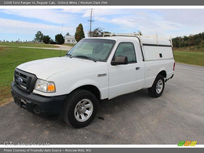 Oxford White / Medium Dark Flint 2008 Ford Ranger XL Regular Cab