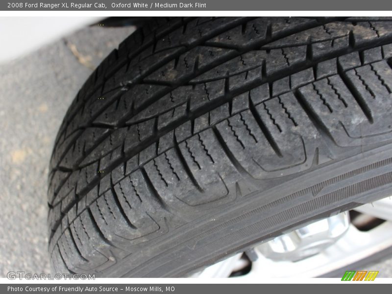 Oxford White / Medium Dark Flint 2008 Ford Ranger XL Regular Cab