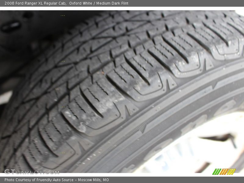 Oxford White / Medium Dark Flint 2008 Ford Ranger XL Regular Cab