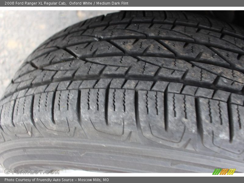 Oxford White / Medium Dark Flint 2008 Ford Ranger XL Regular Cab