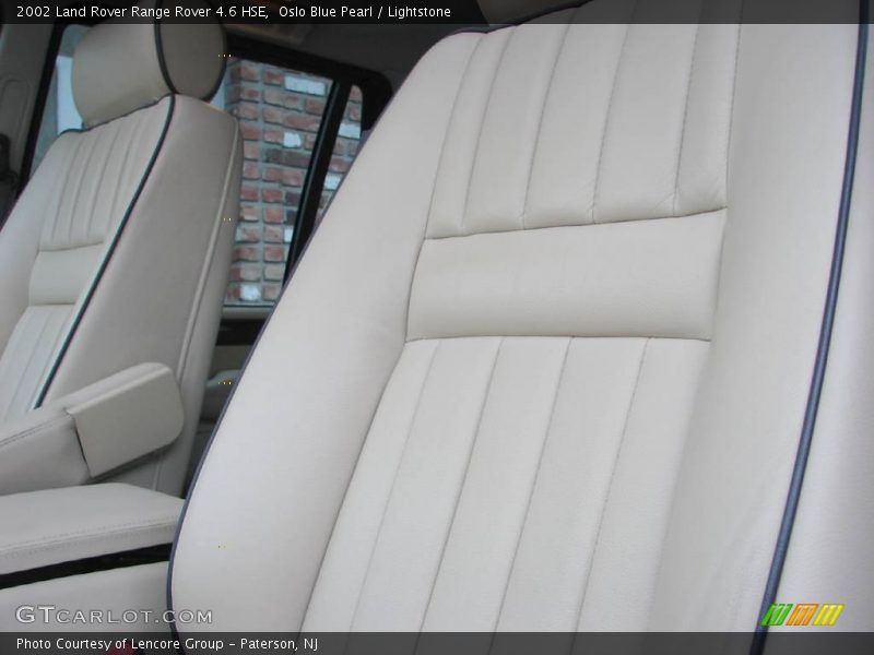 Oslo Blue Pearl / Lightstone 2002 Land Rover Range Rover 4.6 HSE