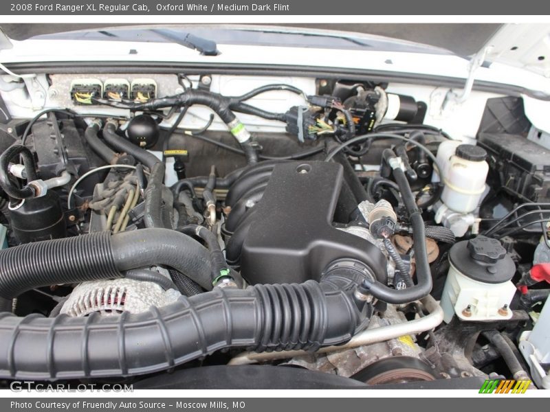 Oxford White / Medium Dark Flint 2008 Ford Ranger XL Regular Cab