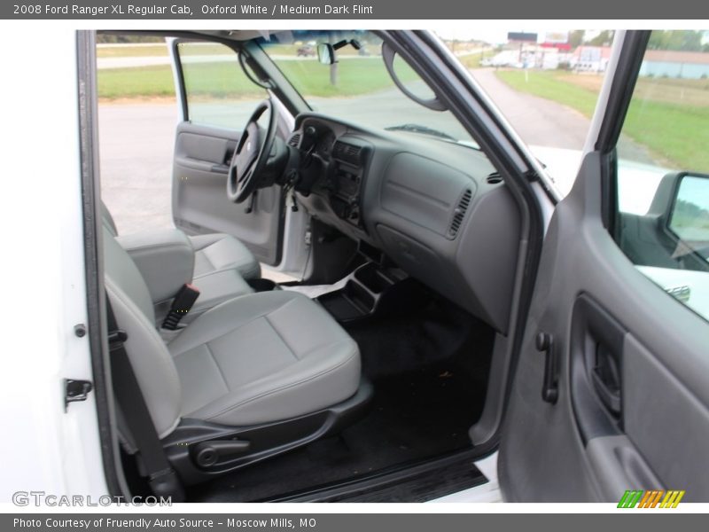 Oxford White / Medium Dark Flint 2008 Ford Ranger XL Regular Cab